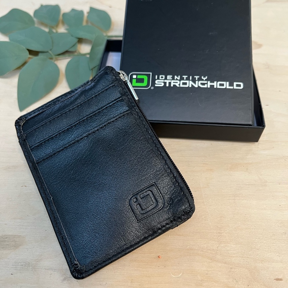 Identity Stronghold RFID Leather Wallet